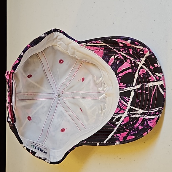 PABST CAP HAT PINK CAMO PURPLE BLACK ADJUSTABLE STRAP CAMOUFLAGE - Picture 8 of 9